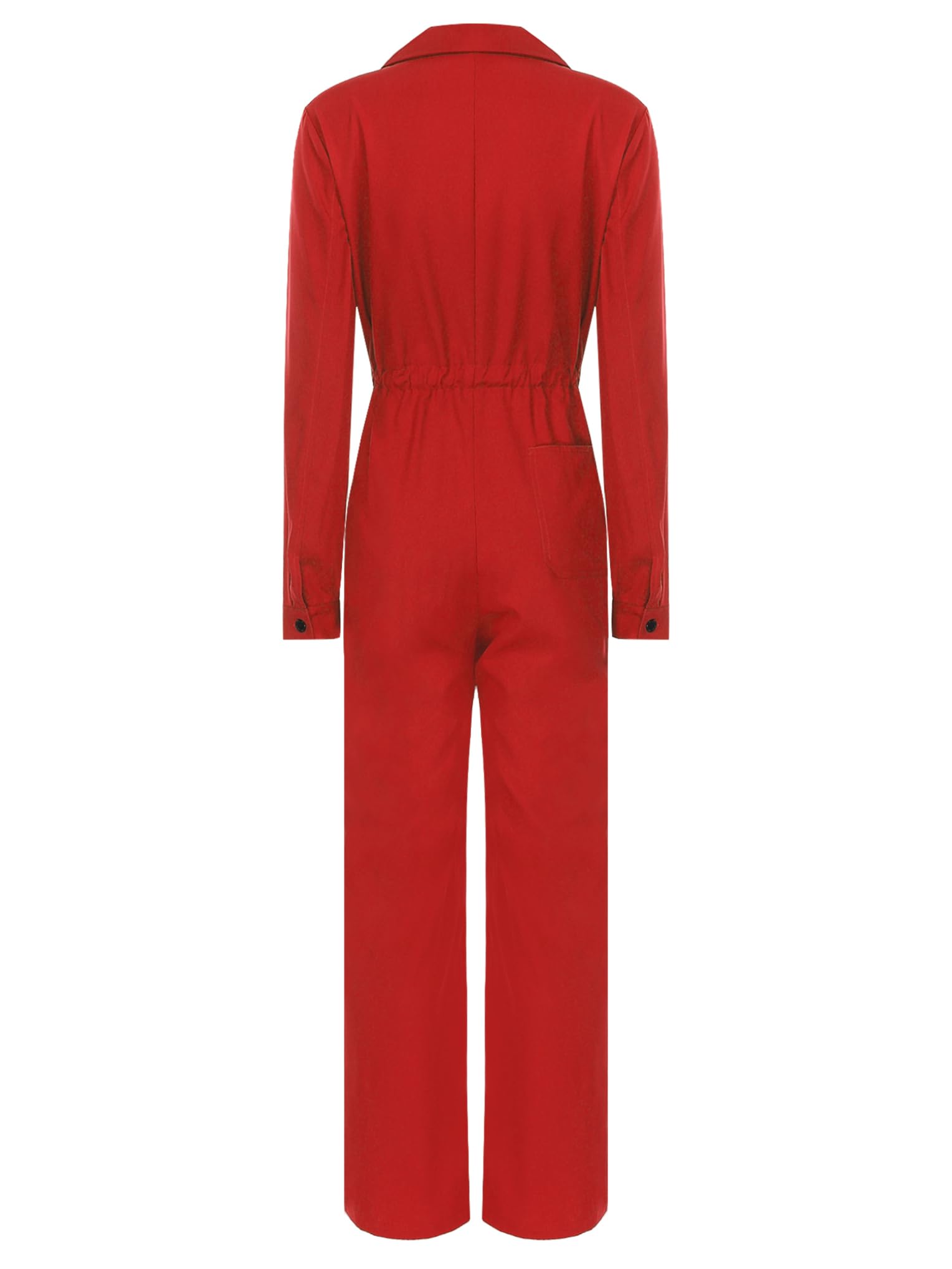 Femme Combinaison de Travail Mécanique Combinaison Complète Travail Pour Carrosserie Agriculture Jumpsuit Overall Vêtement Protection Costume Halloween Carnaval