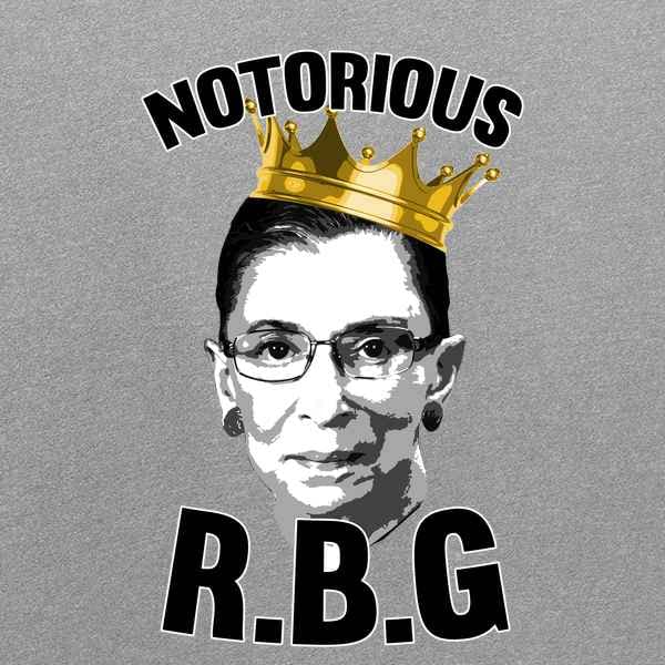 Pop Threads Notorious R.B.G. RBG Supreme Court Political Graphic Tee T-Shirt for Men2