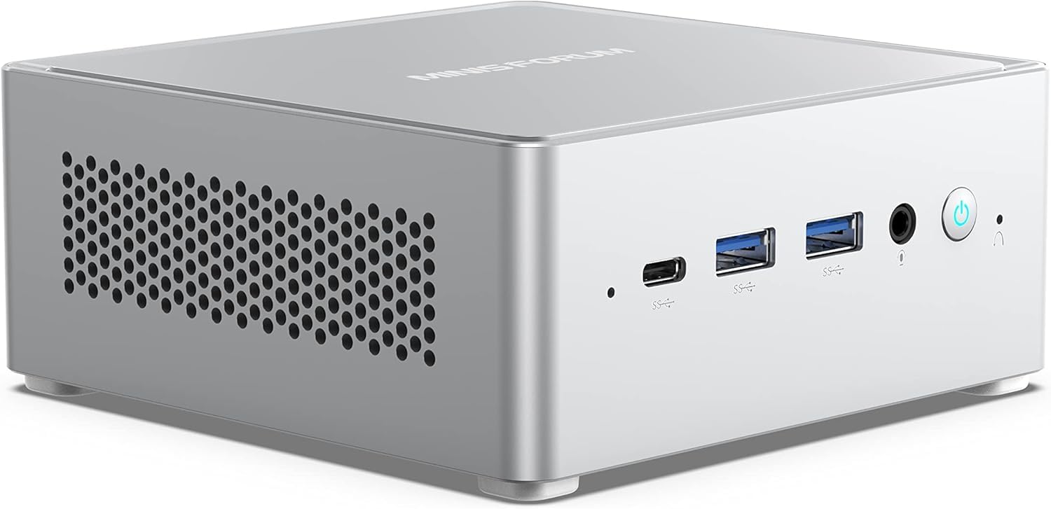 MINSFORUM NAB9 Mini PC Intel Core i9-12900HK 14 Cores/20 Threads,up to 5.0GHz 32GB RAM 1TB PCIe4.0 SSD,Dual 2.5 G RJ45 LAN Mini Desktop Computer,2 x HDMI/USB-C(4K@60Hz),7X USB Ports, WiFi 6&BT5.2 NAB9 32/1TB