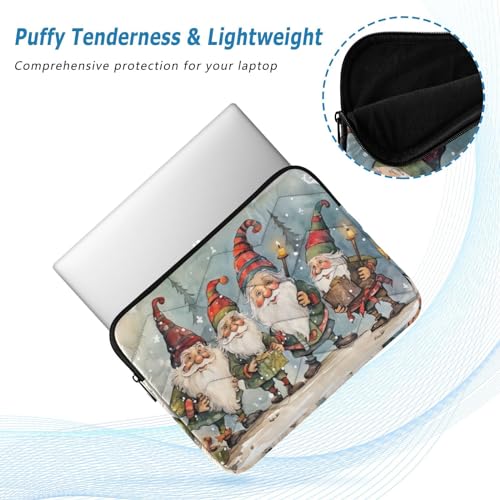 Funda para portátil 13-14 pulgadas impermeable con diseño de gnomos miniatura 5