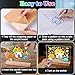 BUSOHA LED Light Up Drawing Board - Detachable Kids Note Board Toy with Remote Control,Thickened Acrylic Board,Dry Erase Board Drawing Tablet,12 Markers Trendy Gift