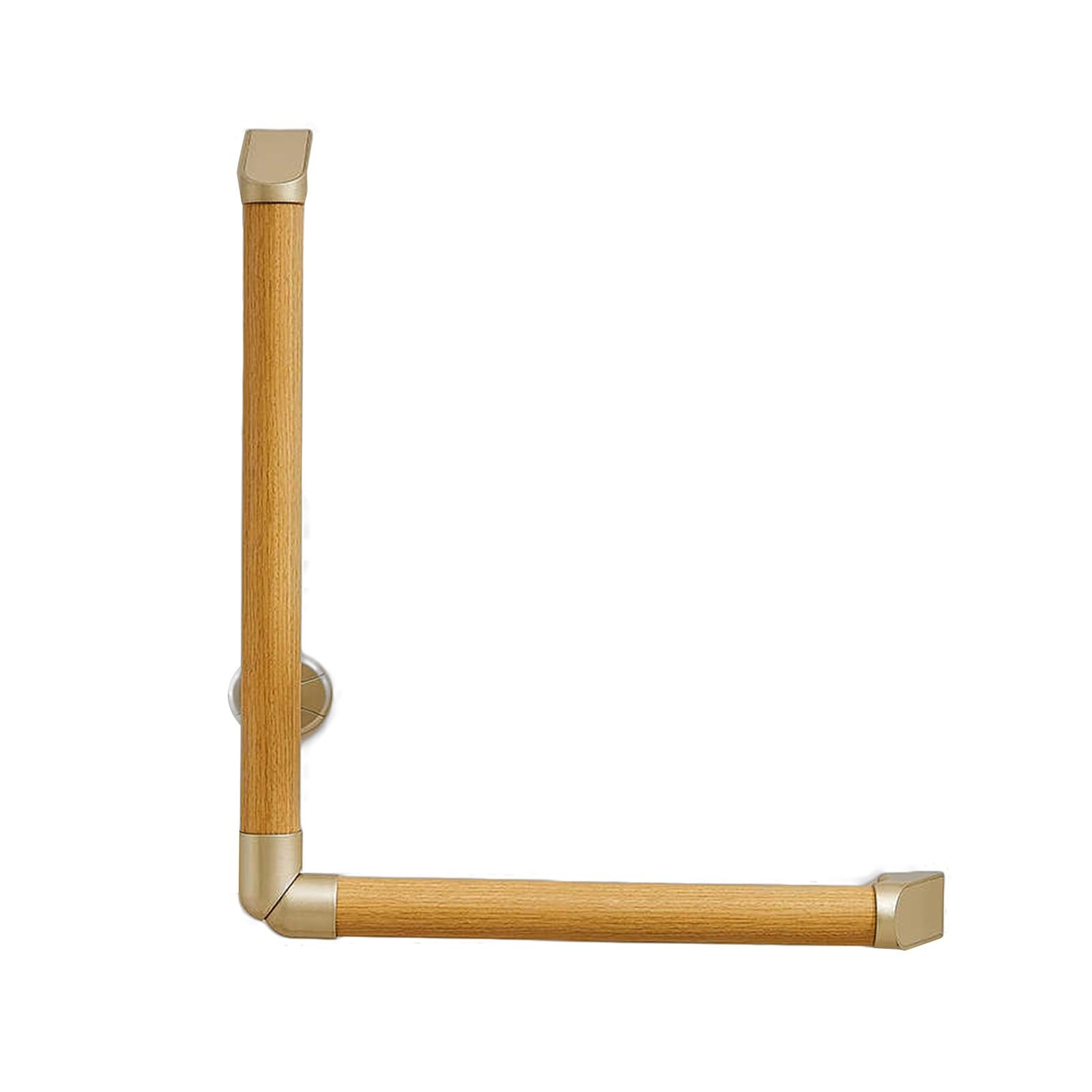 Barra de agarre para baño, barra de seguridad en forma de L para ducha e inodoro para apoyo de ancianos, ideal para bañeras, duchas, escaleras y cocinas (construcción resistente)