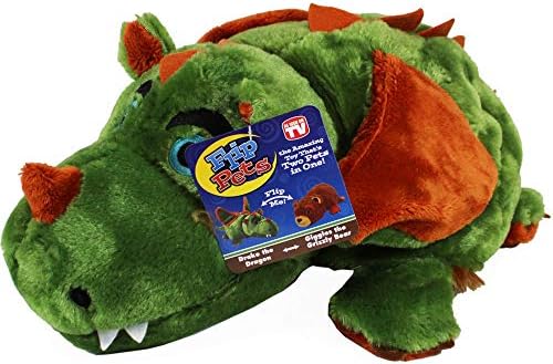 Flip Pets The amazing toy thats two pets in one For everyone! (Dragon/Grizzly Bear)
