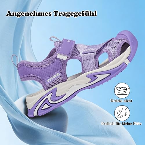 Sandales de trekking garçon violettes JMFCHI pointure 35