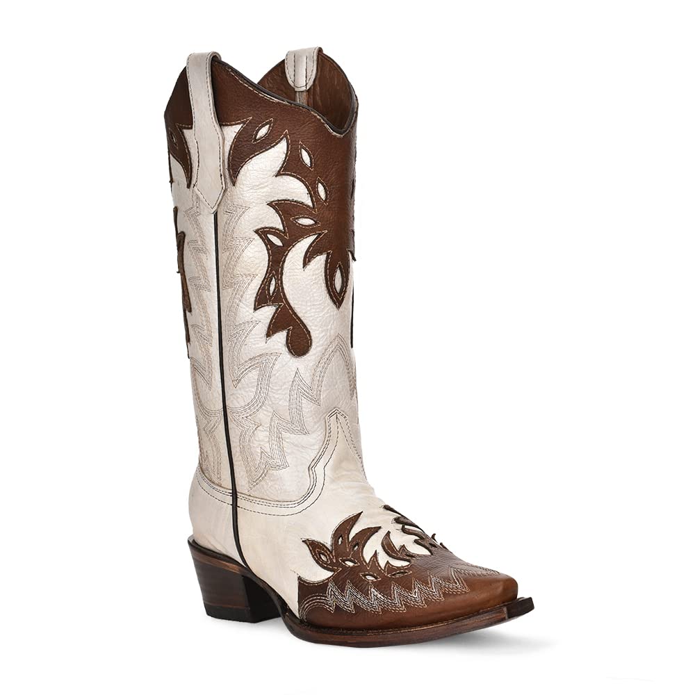 Circle G Women's Western Boot Snip Toe - L6032 7 1/2 M US