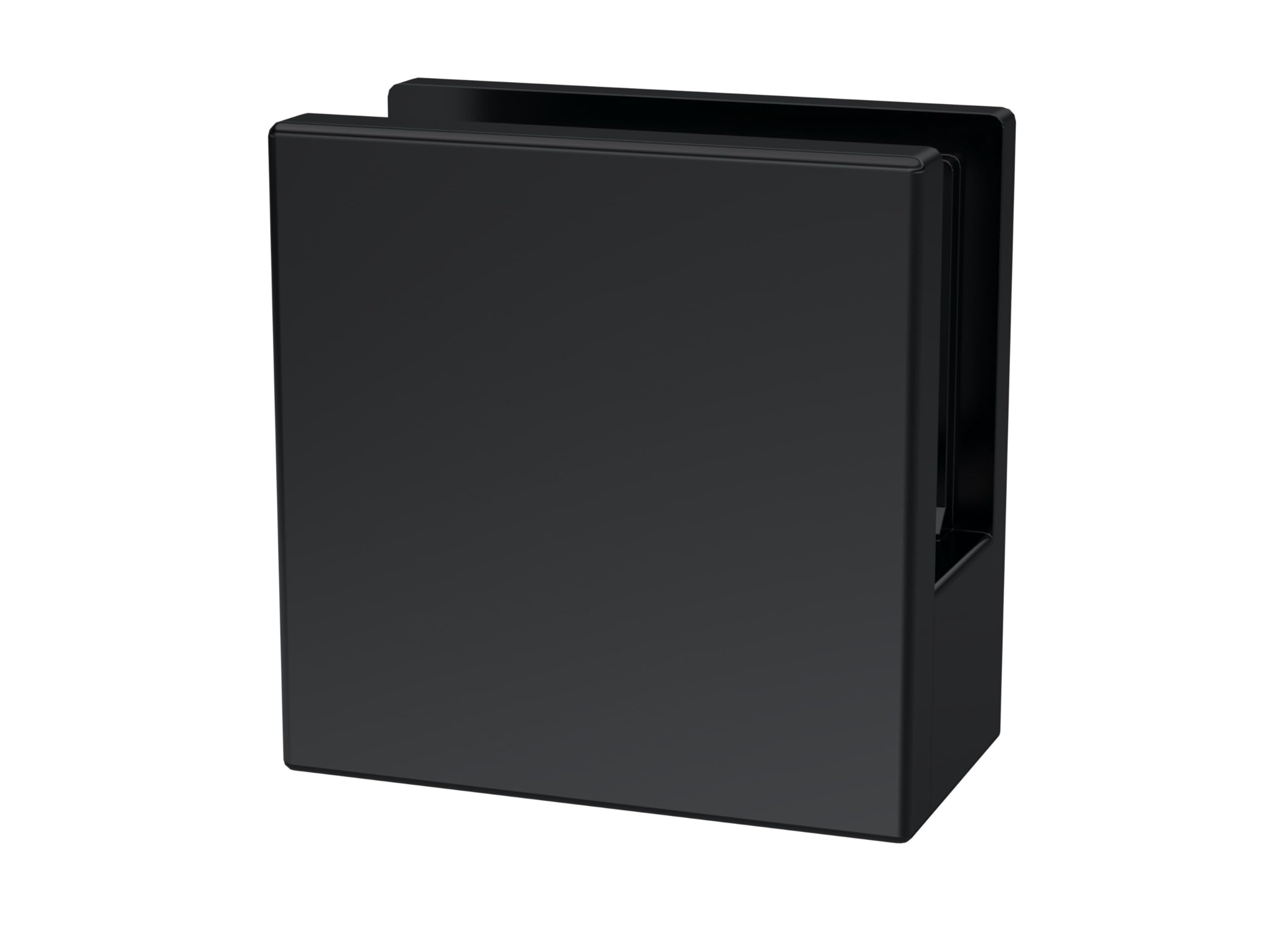 B&Q -  Wetroom Accessories Screen Support Foot & Wall BracketMatt Black