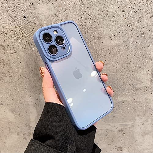 Coque transparente iPhone 11 bleu tendance pour style urbain