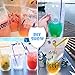 100Pcs double zip pouches drink Bags with 100 Straws,&30 Popsicle Bags Heavy-duty Handheld Foldable Ice Beverage Bags for Smoothies, Cold & Hot Drinks