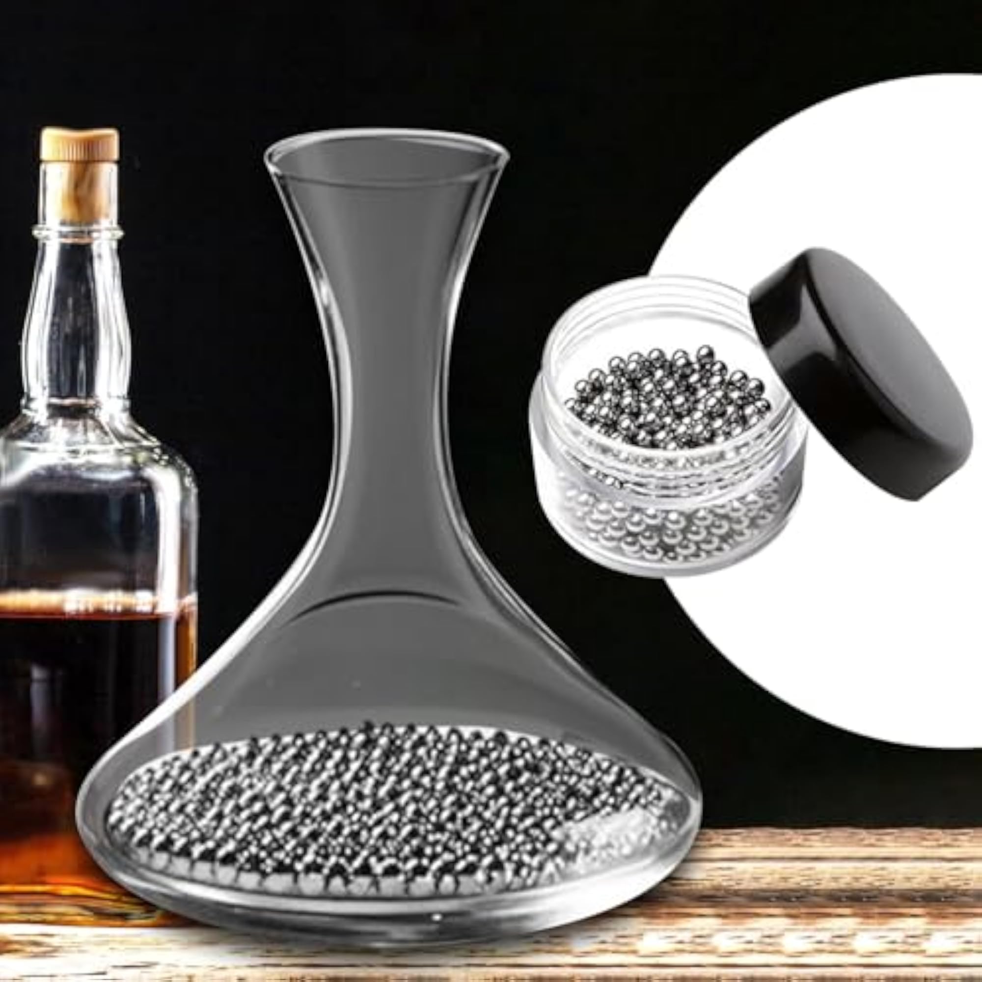 Stainless Steel Decanter Cleaning Beads, 3 mm