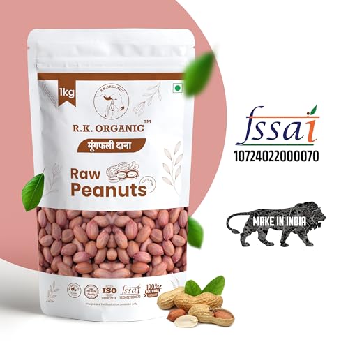Image of R.K.ORGANIC Premium Raw Jumbo Peanuts, Vacuum Packed Moongfali