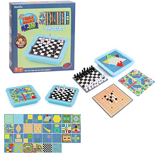 Preisvergleich Produktbild 42 in 1 Schachspiel-Brettset, Magnetisches Reise-Schachspielset, tragbares Schachspiel-Brettspiel Klassisches Schachprüfspiel für Kinder Erwachsene