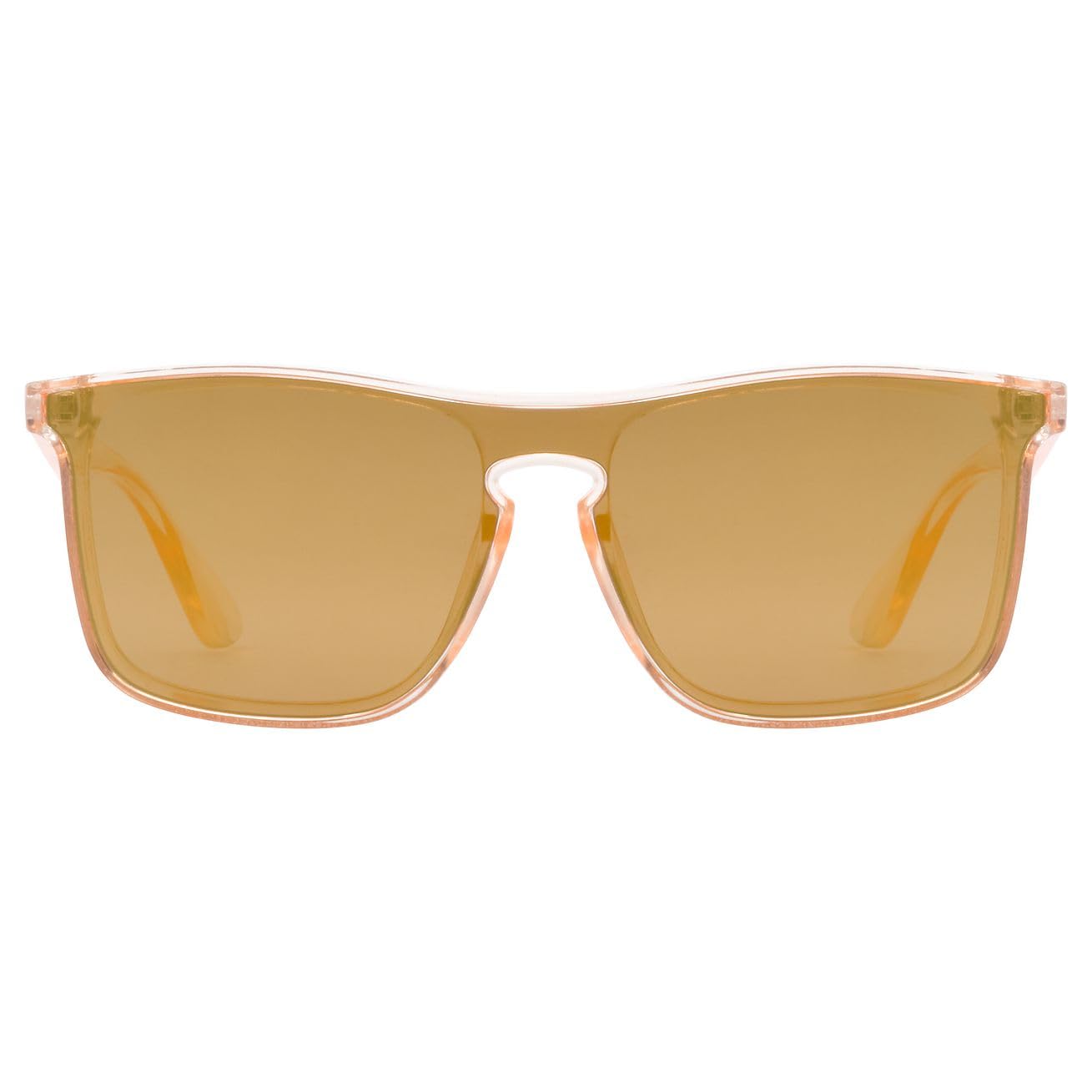 uvex heyday, okulary sportowe unisex-dorosły, transparent gold/gold mirror, one size