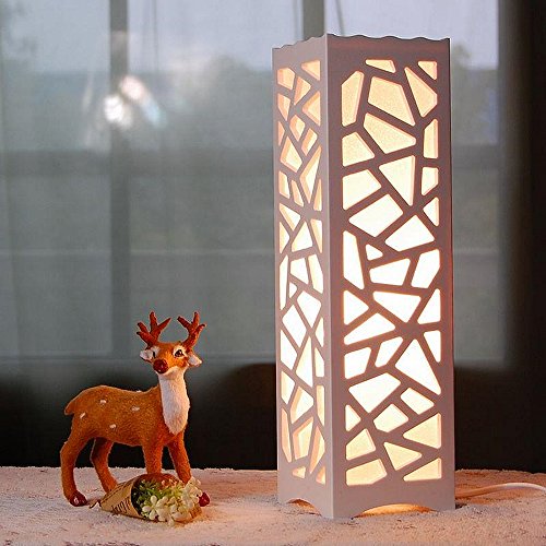 ELINKUME Lampe de table Creative Hollow lampe découpée illumination décoratif simple style pastoral applicable à salle de séjour étude chambres Lampes de chevet