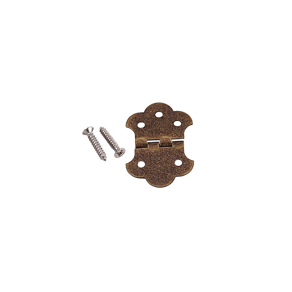 Alnicov Guitar Cigar Box Brass Hinge Tailpiece for 3 String Cigar Box Guitar Replacement Part