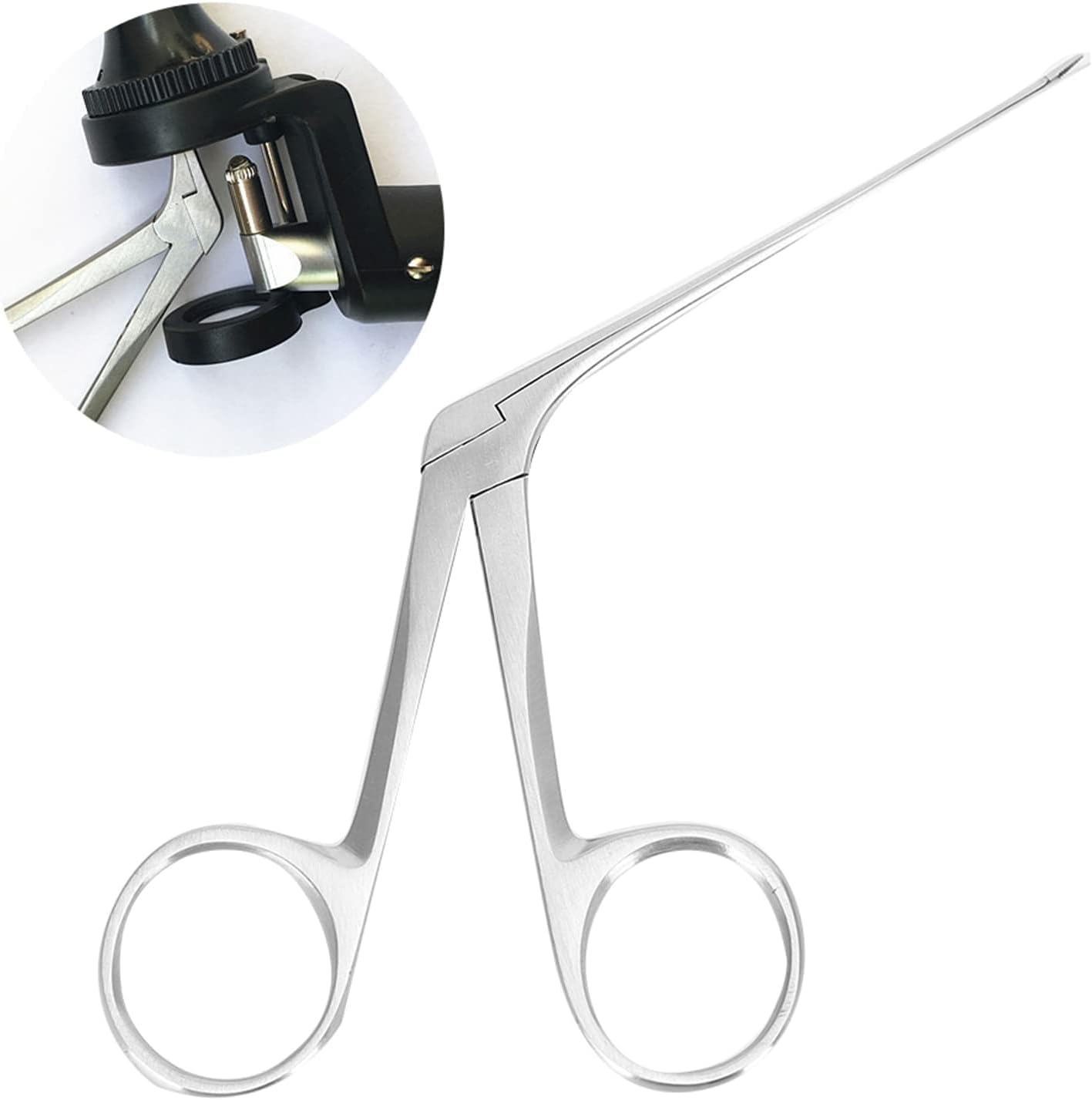 Pinze per Orecchie in Acciaio Inox Da 3", Pinze per Orecchie Medie, Pinze per Orecchie a Coccodrillo per La Pulizia Professionale Delle Orecchie | Pinzette per raccogliere e pulire le orecchie, pinzette per orecchie
