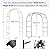 Metal Pergola Arbor, Outdoor Flower Garden Arch Trellis, Steel Garden Arbor for Climbing Plants, Wedding Decoration, 7'8" H x 4'5" W