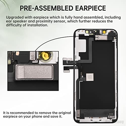 Image of for iPhone 11 Pro Screen Replacement 5.8 inch LCD with Ear Speaker | 3D Touch Display Digitizer Full Assembly 11pro Fix Tools Proximity Sensor Front Earpiece Repair Kit A2160 A2217 A2215