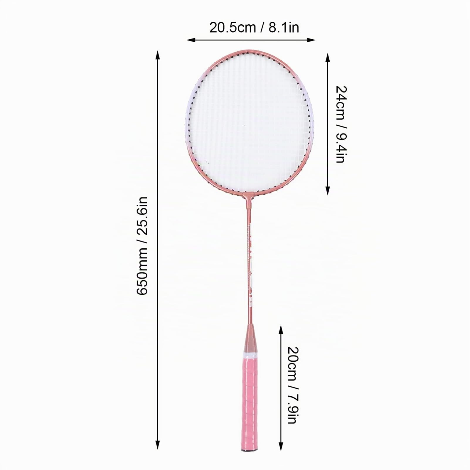 Raquettes de Badminton Rose Fournitures Professionnelles, de Sports de Compétition, de Badminton et de Tennis Raquettes de Badminton Séparées en Alliage de Fer pour la Formation