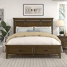 Homelegance Platform Storage Bed, Queen, Cherry