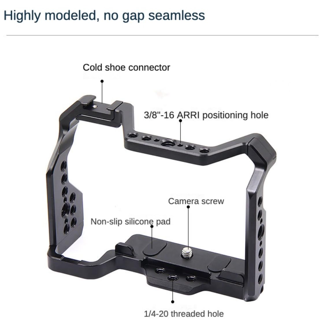 カメラ用のフレーム！ Amazon.co.jp: NovelGoal アルミニウム合金カメラケージ Nikon