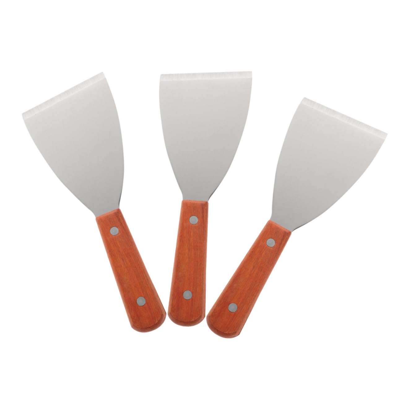 Cabilock Stainless Steel Steak Spatula Grill Griddle Scraper Griddle Cooking Tool Grilling Flipper Bbq Spatula