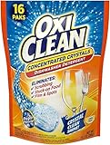 OxiClean Extreme Power Crystals Dishwasher Detergent Packs, Lemon Clean, 16 Count
