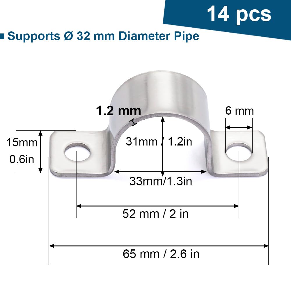 Morsetti Doppi Per Fune Metallica - 14 Pezzi In Acciaio Inox 304, Per Fissaggio Tende E Cavi - Foto 9