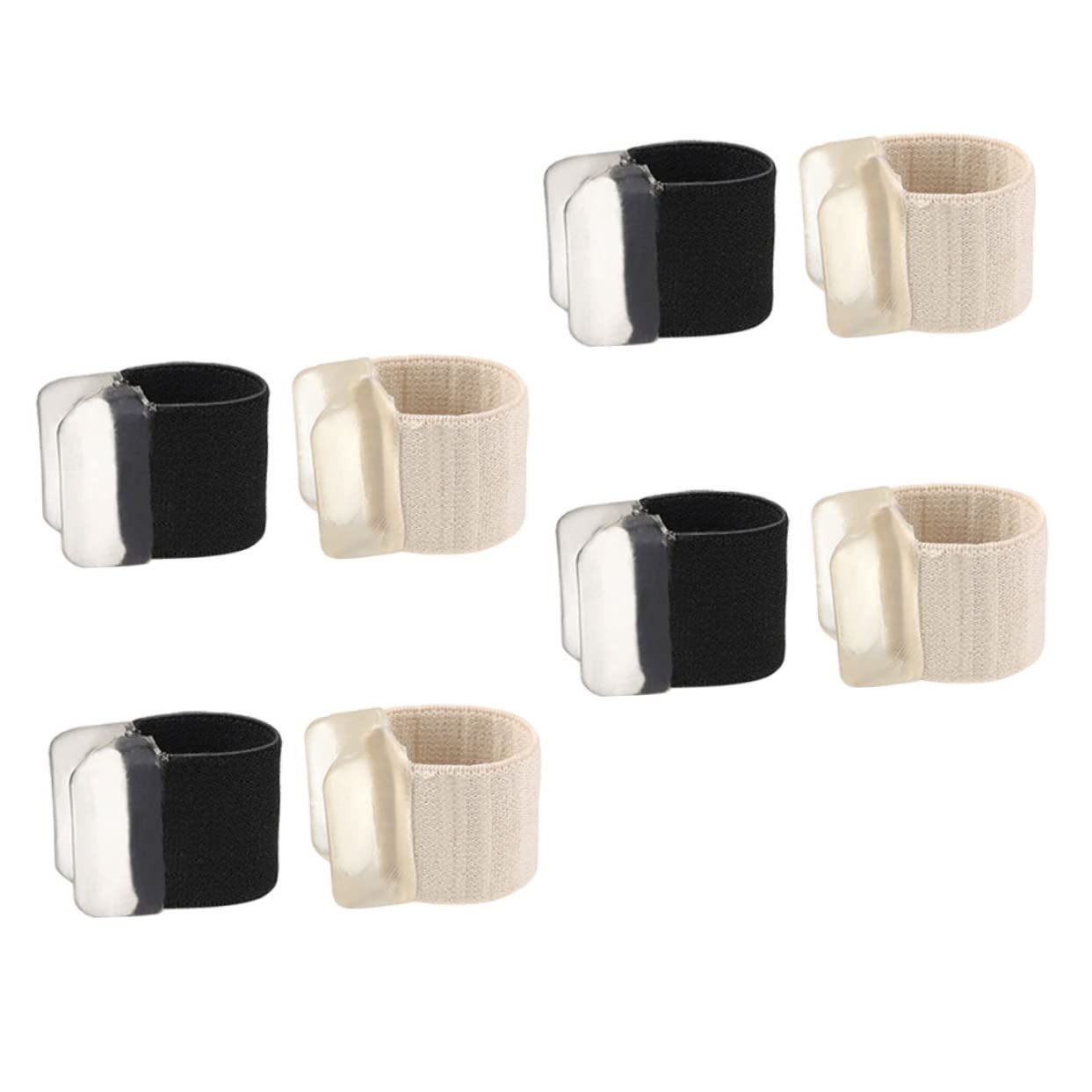 SOESFOUFU 4 Pairs Separators Set Bunion Realignment Spreaders Large Big Breathable Comfortable Separators