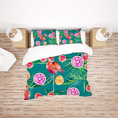 Parure de lit infroissable en polyester pour lit double fini la corvée de repassage - 3