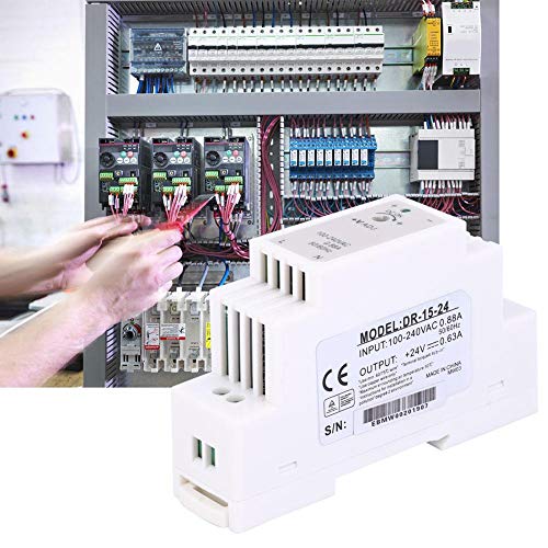 Image of DIN Rail Power Supply,DR-15-24 DIN Rail Switching Power Supply,15W 24V 0.63A Single Output Switching Power Supply,AC /DC Power Supply,PWM Modulation Method