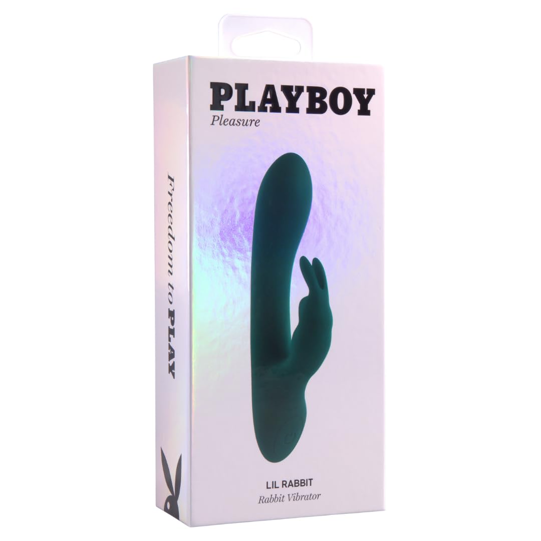 Amazon.com: New PLAYBOY Pleasure Lil Rabbit Rechargeable Silicone Vibrator 