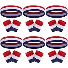 6Pack-Red White Blue Stripe
