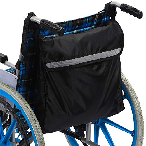 Free Shipping 🛒 Wheelchair Bag Wheel Chair Storage Tote Accessory for Carrying Loose Items and Accessories - Travel Messenger Backpack - Accessible Pouch and Pockets