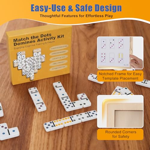 Match The Dots Dominos Memory Game para Adultos Mayores miniatura 2