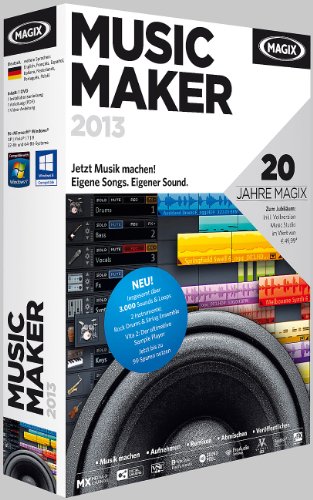 MAGIX Music Maker 2013 (Jubiläumsaktion inkl. Music Studio) [import allemand]