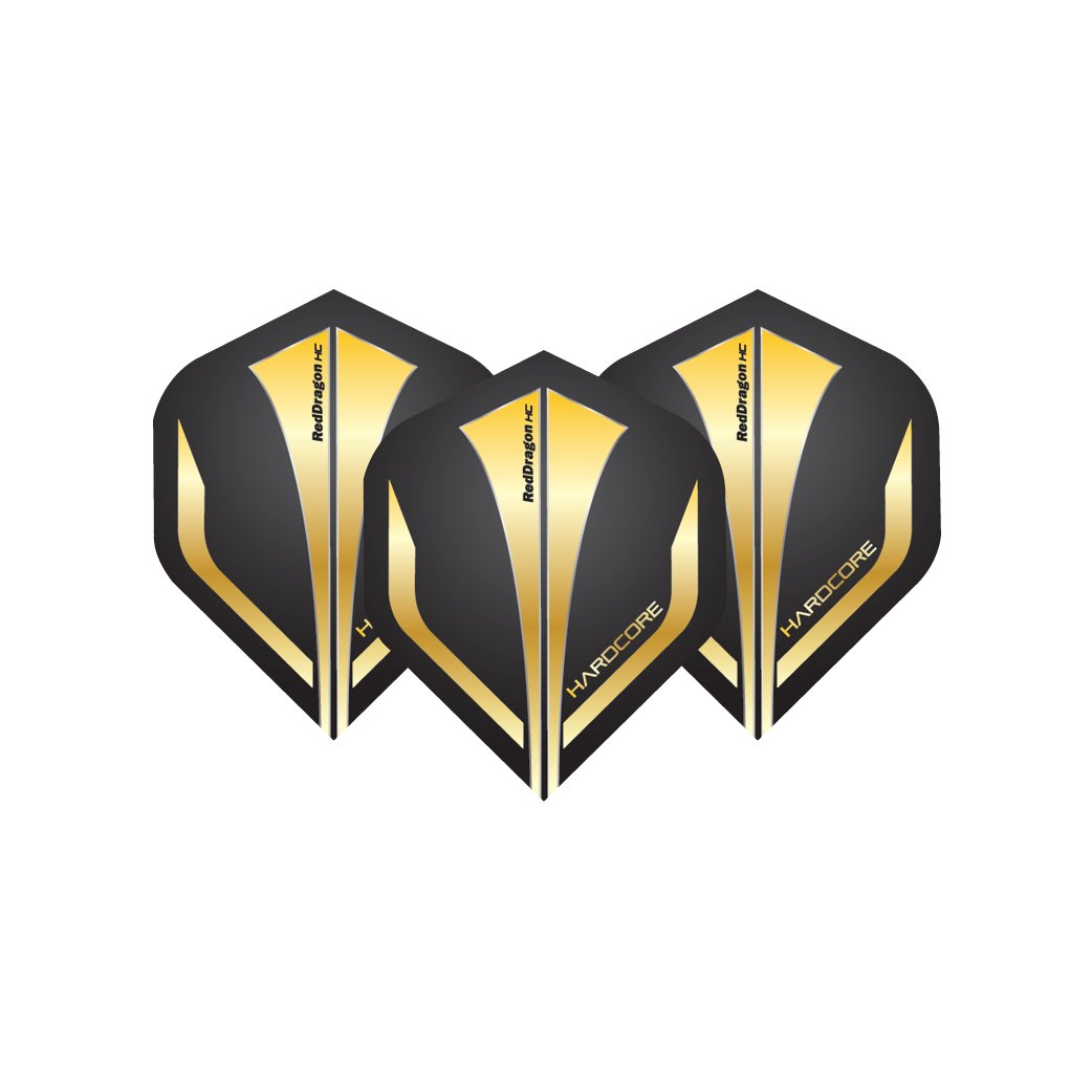 RED DRAGON Hardcore XT Flags Voli Per Freccette - Extra Spessi, 15 Pezzi In Confezione