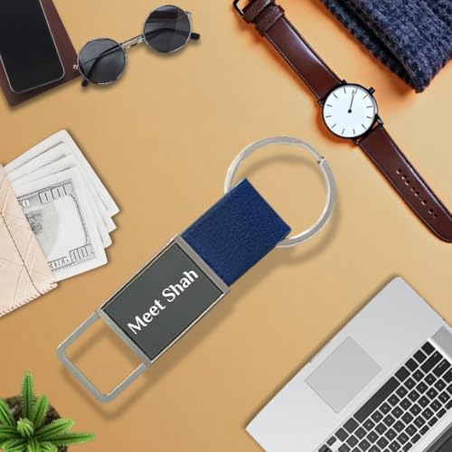 Image of Giftana Personalized Notebook Diary, Bottle, Coffee Tumbler 510ml, Keychain with Pen Gift Set, 5 in 1 Customized Gifting Items for Husband, Father, New Year Corporate Gifts for Employee (Blue)