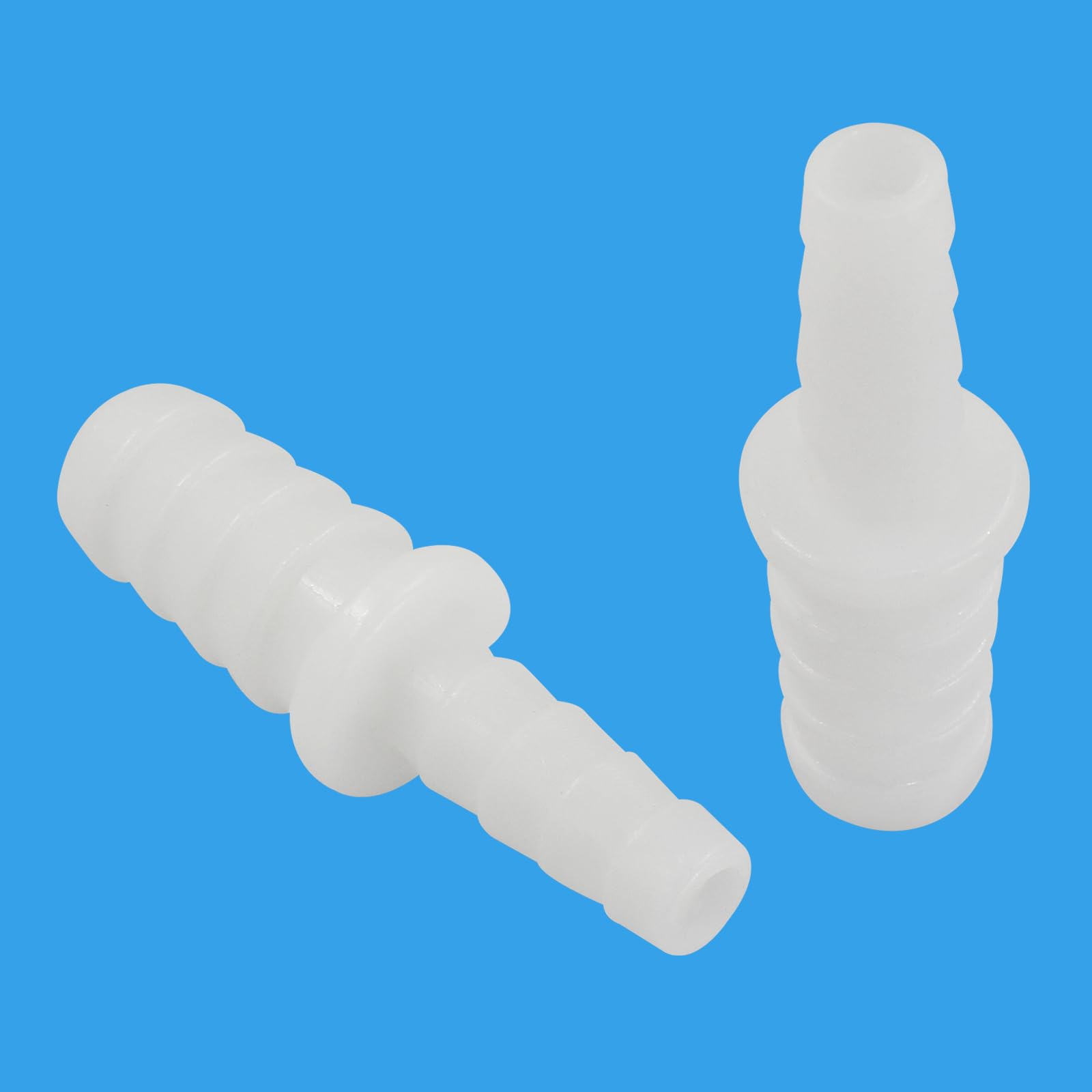 Quickun Plastic Hose Barb Reducer Fitting Barbed Reducing Union Adapter Splicer Mender Joint Fitting 144995 - View #6