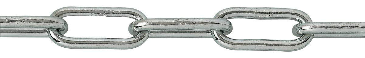 Bobine chaîne soudée droite maille longue 25 m - ø2.5 mm