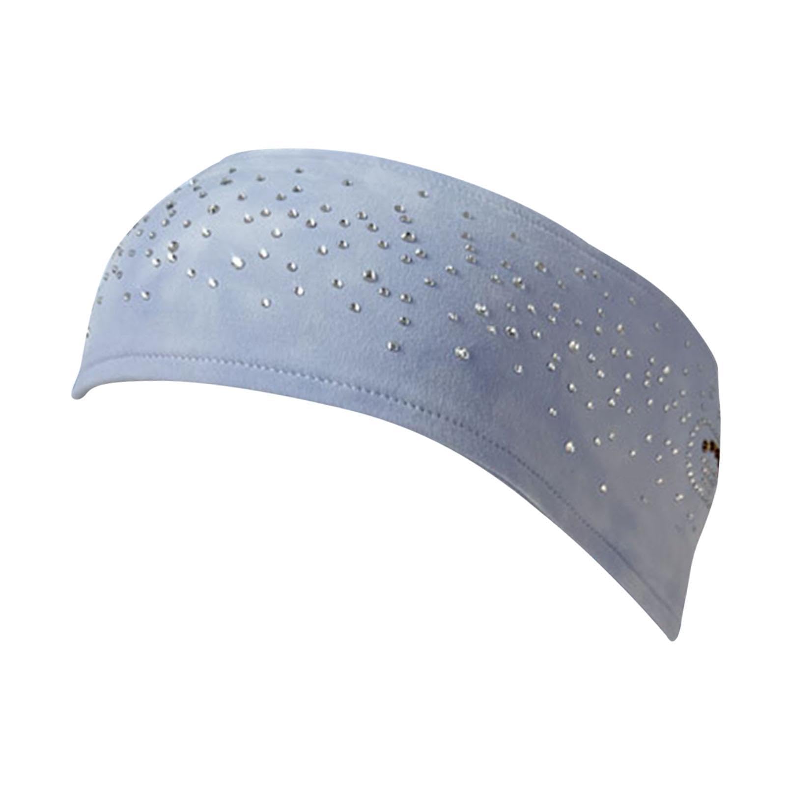 MERISHOPP Figurine Skating Headband Warm Portable Hair Band for Women Men Workout Sports Cloudy Blue-image-9