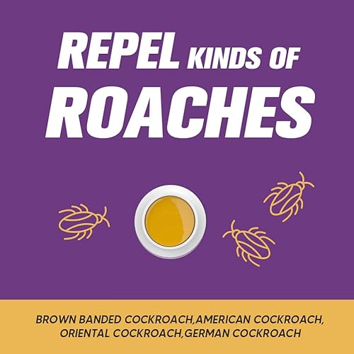 Miniatura 6 de Repelente de cucarachas para interiores y exteriores, repelente de cucarachas para el hogar, vehículo, repelente natural de cucarachas, mantiene las
