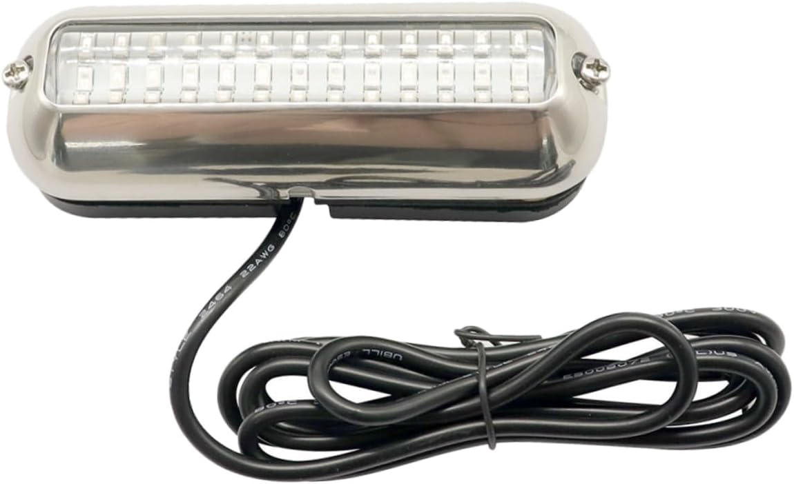 Led Boat Lights Underwater Fishing Light Stainless Steel Lamp for Yacht Boat Party Wedding Banquet
