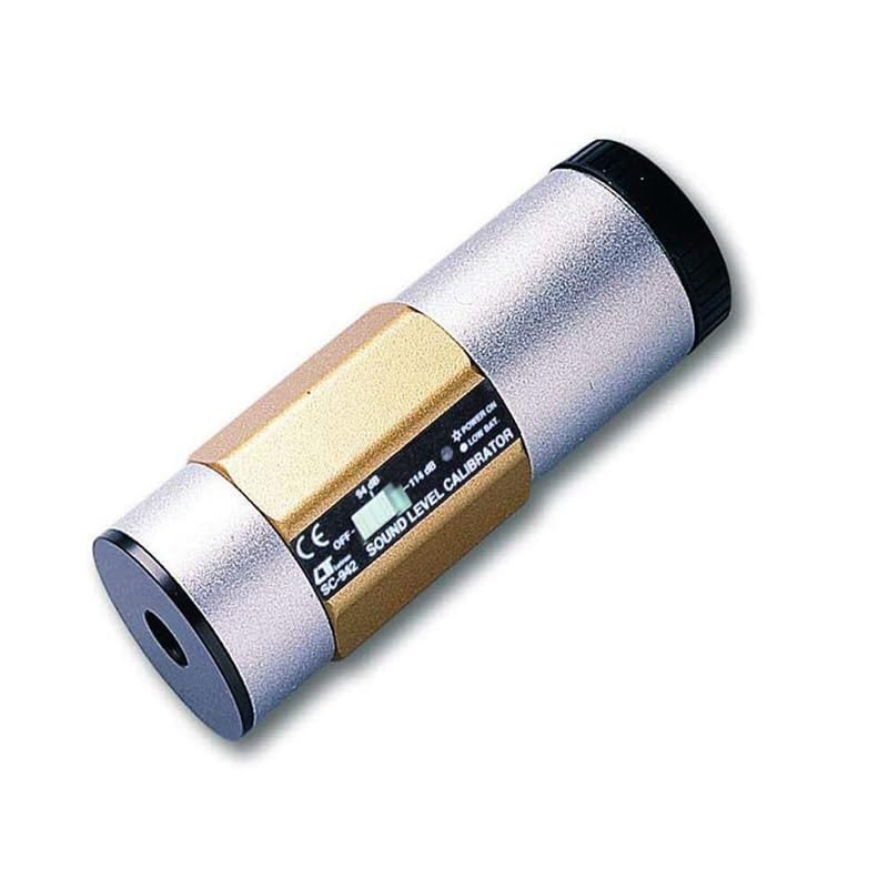 Calibratore digitale del livello sonoro (94 dB - 114 dB, 1 kHz, IEC 60942 Classe 2) per microfoni da 0,5" e 1" | | Modello: Calibratore del suono