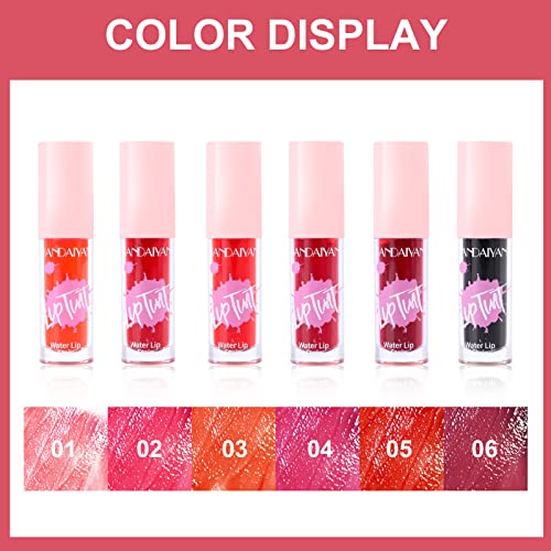 Ktouler 6 Pcs Tinted Lip Oil Lip Makeup, Lip Glow Oil Glossier Lip Gloss Lip Oil Hydrating Long-Lasting Lipgloss Sets For Women #TOP1