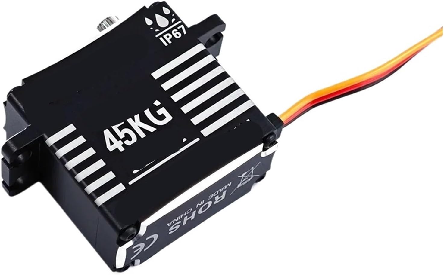 45kg IP67 180/270/360 High Torque Brushless Digital Servo Full Metal Gear(45KG 360 Degree)