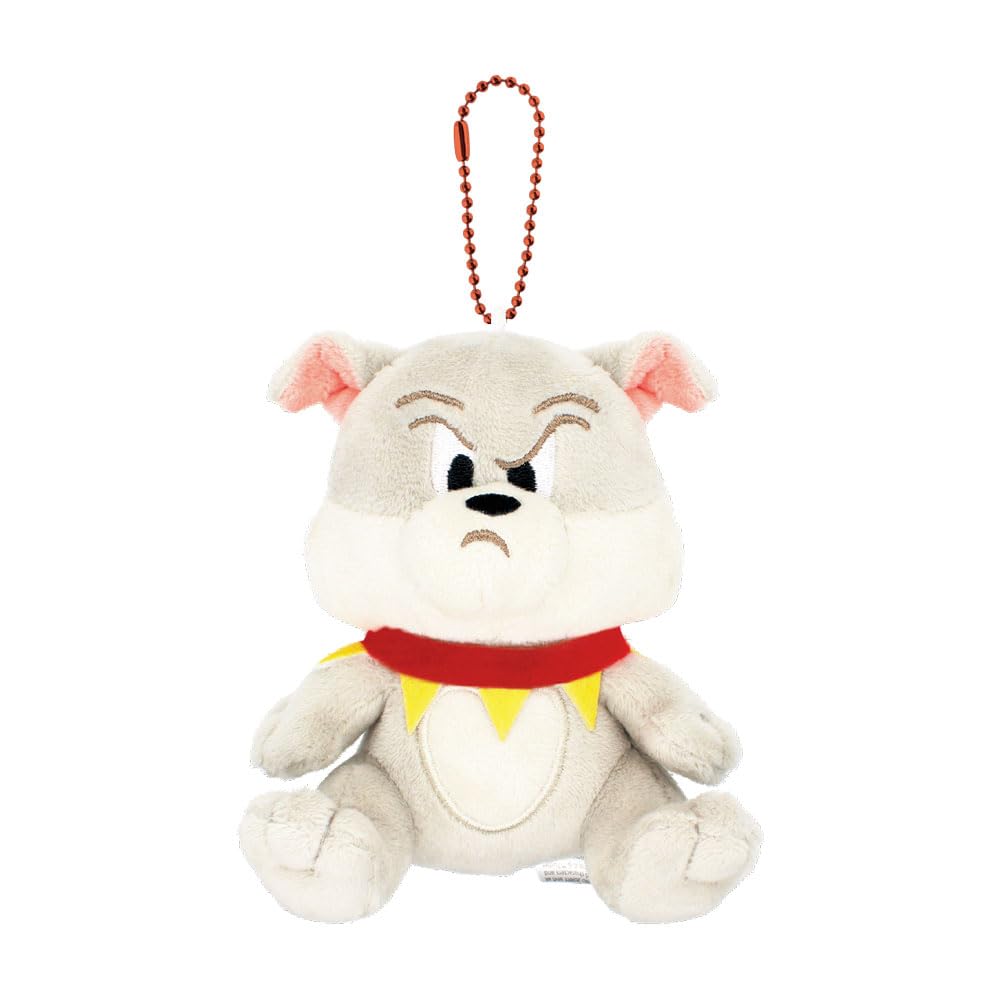 Tom and Jerry Spike Plush Mascot Keychain 4.5in Polyester Collector