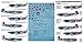 Decal for Soviet Interceptor and Fighter Aircraft Yak-9 1/72 Scale Foxbot 72-001