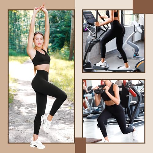 Leafigure Womens High Waisted Leggings - image 6