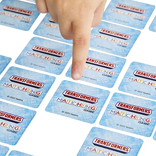 Image of Hasbro Gaming Transformers Matching Game for Kids Ages 3 and Up, Fun Preschool Game for 1+ Players