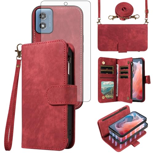 Coque Moto G Play 2024 fermeture éclair et bandoulière pour vos sorties